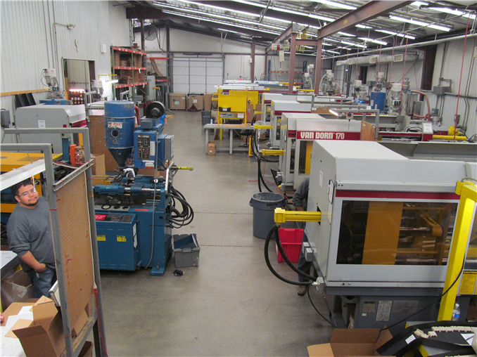 Molding Presses, ranging from 22 to 500 tons/