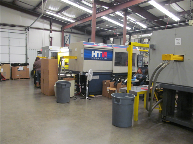 Molding Presses, ranging from 22 to 500 tons/