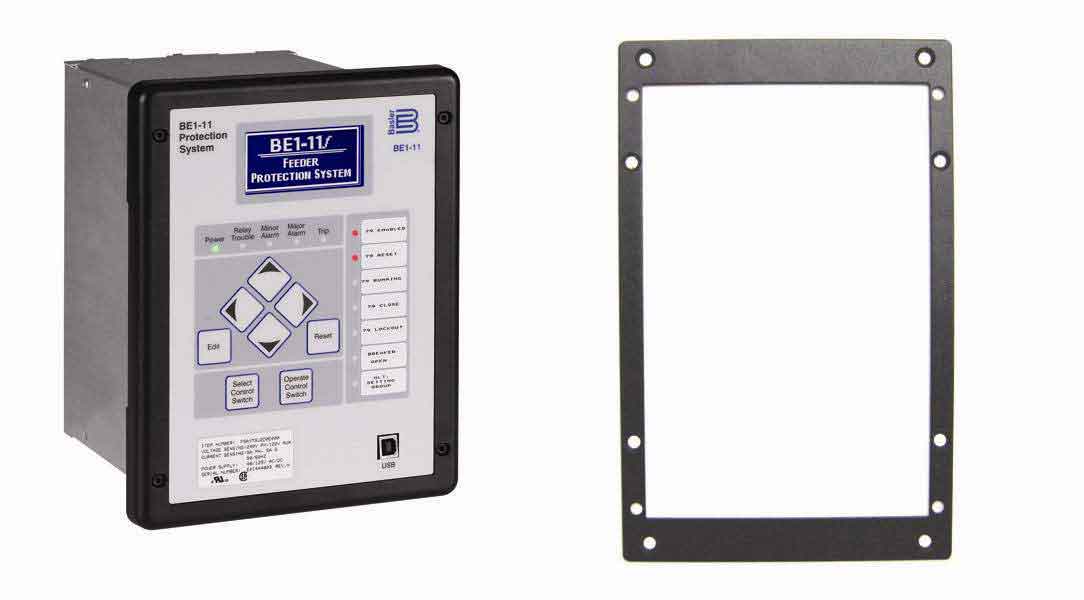 BE1-11 J-Geh&auml;use-Adapterplatte f&uuml;r GE S2 oder ABB FT-21-Ger&auml;teeinsatz, Basler Artikelnummer: 9108551021