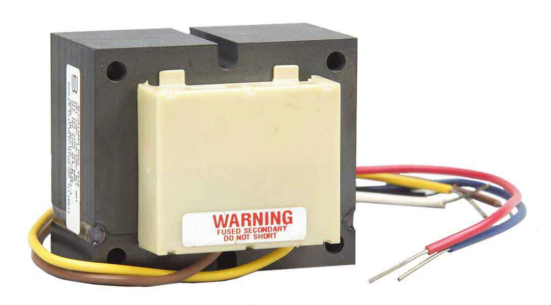 Nicht-energiebegrenzender (mit Sicherung geschützter) Klasse-2-Transformator mit Kabeln, kein Einbau
